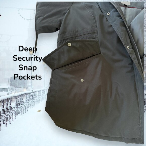 Plus Size Womens Heavy Puffer Quilt Lined Fur Hooded Parka Ski Winter Jacket - Picture 7 of 13